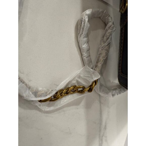 Fossil Ainsley Wallet Crossbody, Multi Color Chain Strap Bag, Y2K Minimalist - Picture 5 of 9